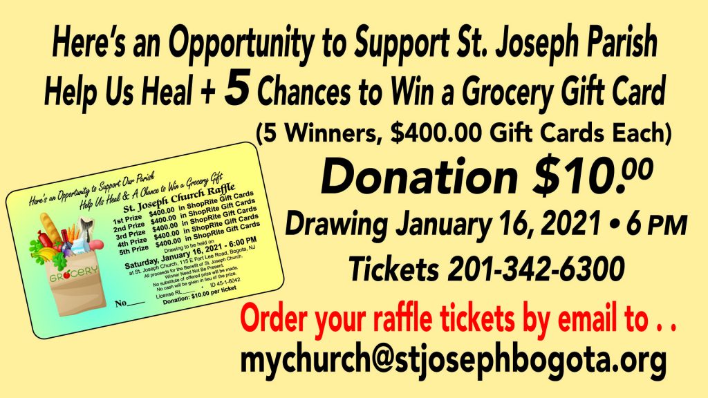 St. Joseph Church Raffle St. Joseph Church