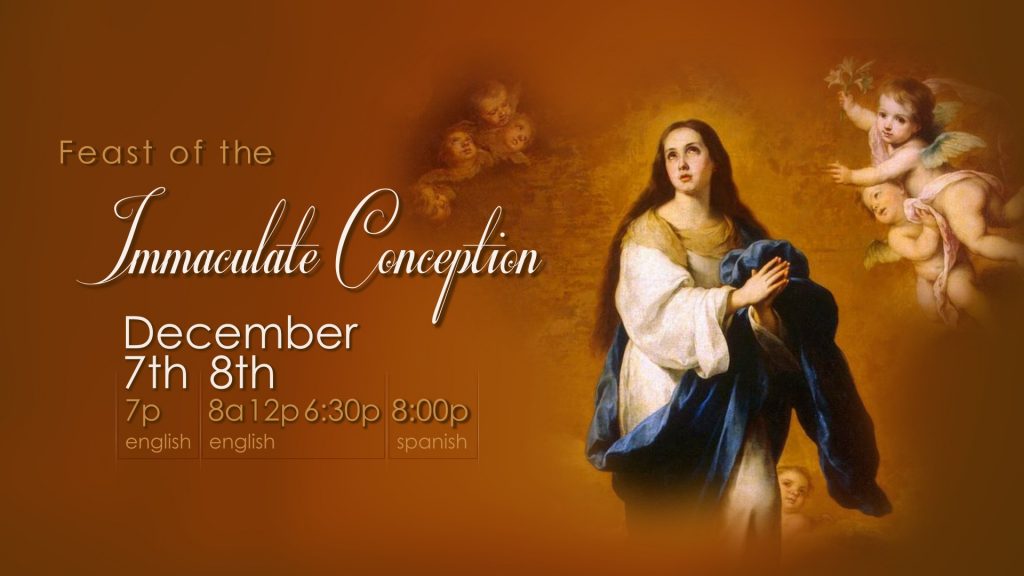 Feast of the Immaculate Conception St. Joseph Church